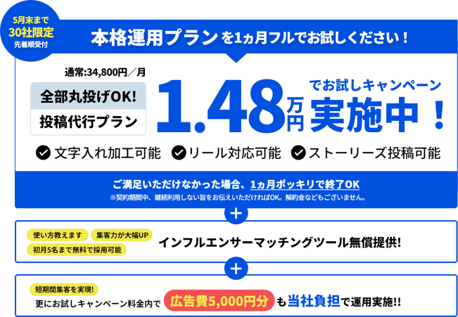 お試しプラン